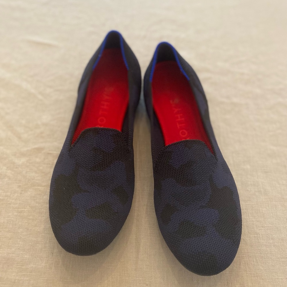 Rothy's Midnight Camo Flat Loafers